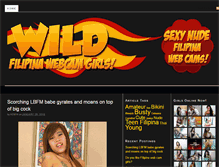 Tablet Screenshot of blog.wildfilipina.com